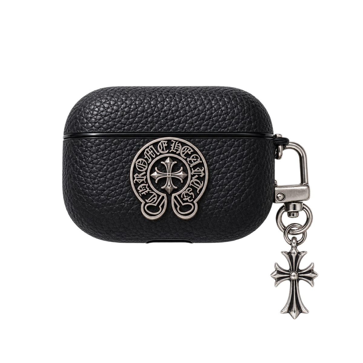 CR Heart Black AirPods case