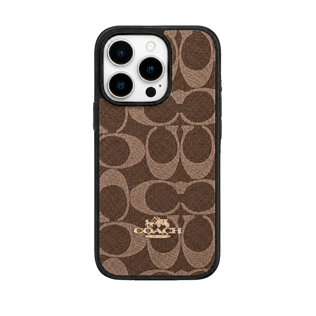 COA Signature iPhone case - Brown Tan
